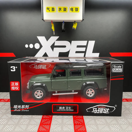 [TOY] 1:36 Land Rover 1990 Defender 110 opaco verde modellino di auto Die-Cast