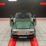 [TOY] 1:36 Land Rover 1990 Defender 110 Matte Green Model Car Die-Cast