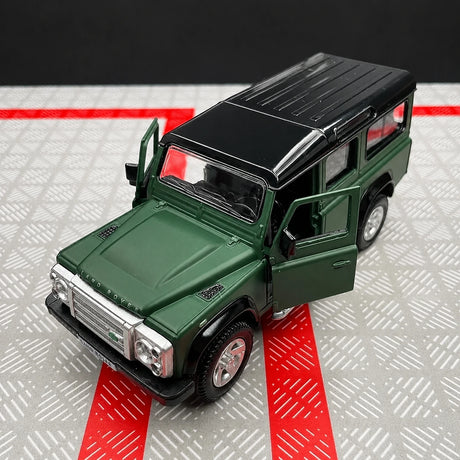 [TOY] 1:36 Land Rover 1990 Defender 110 opaco verde modellino di auto Die-Cast