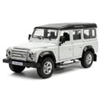 [TOY] 1:36 Land Rover 1990 Defender 110 White Model Car Die-Cast