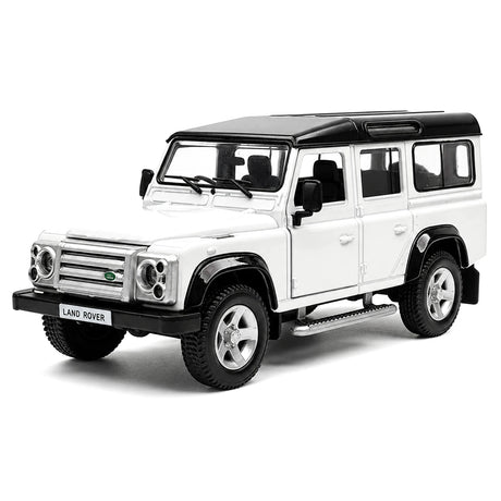 [TOY] 1:36 Land Rover 1990 Defender 110 White Model Car Die-Cast