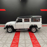 [TOY] 1:36 Land Rover 1990 Defender 110 White Model Car Die-Cast