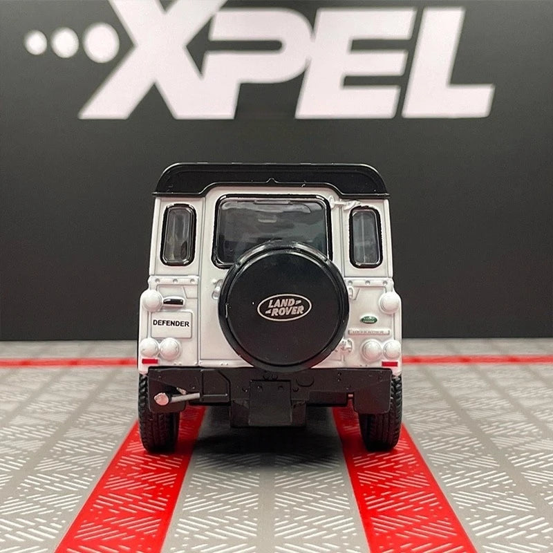 [TOY] 1:36 Land Rover 1990 Defender 110 White Model Car Die-Cast