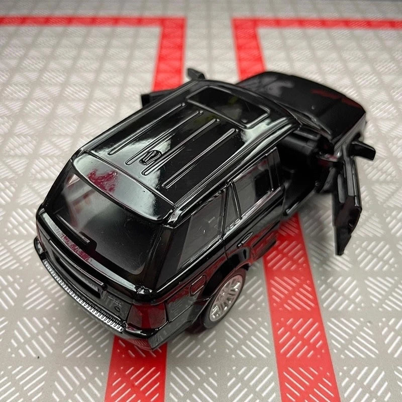 [TOY] 1:36 Land Rover 2005 Range Rover Glossy Black Model Car Die-Cast
