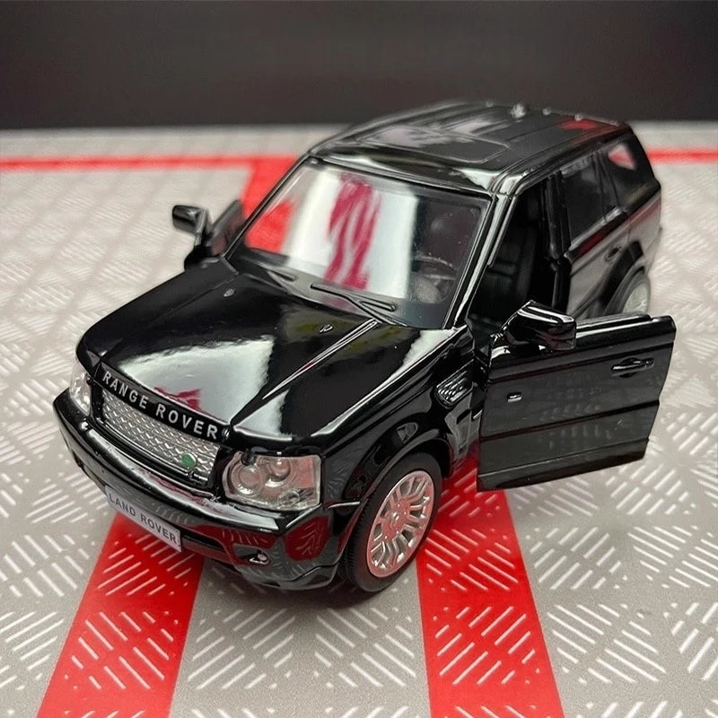 [TOY] 1:36 Land Rover 2005 Range Rover Glossy Black Model Car Die-Cast