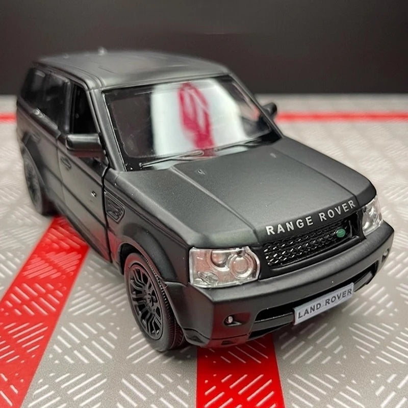 [TOY] 1:36 Land Rover 2005 Range Rover Matte Black Model Car Die-Cast