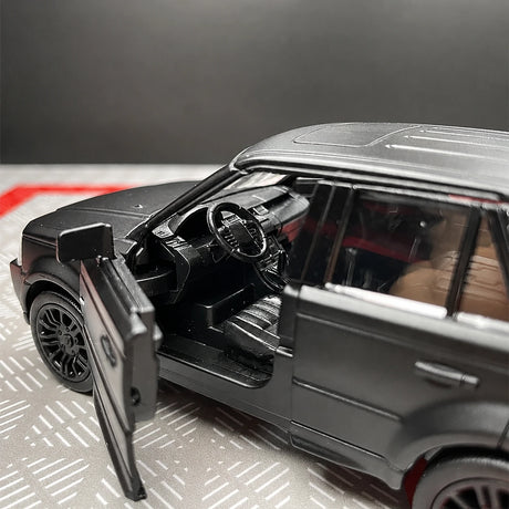 [TOY] 1:36 Land Rover 2005 Range Rover opaco nero modellino di auto Die-Cast