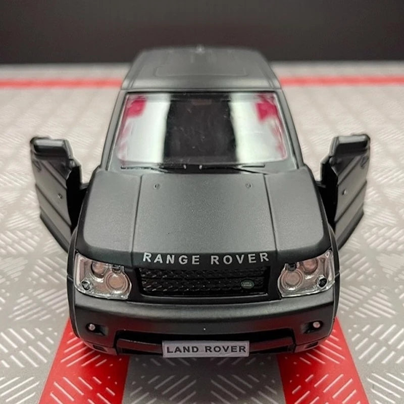 [TOY] 1:36 Land Rover 2005 Range Rover Matte Black Model Car Die-Cast
