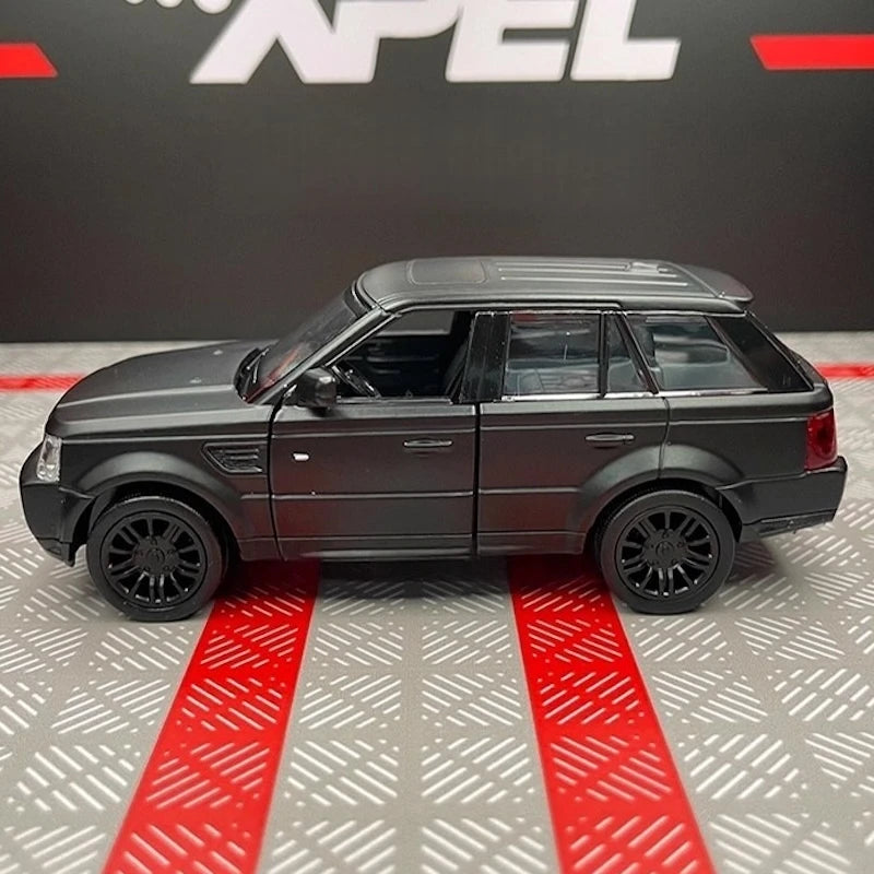 [TOY] 1:36 Land Rover 2005 Range Rover Matte Black Model Car Die-Cast