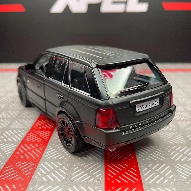 [TOY] 1:36 Land Rover 2005 Range Rover mat noir voiture miniature Die-Cast