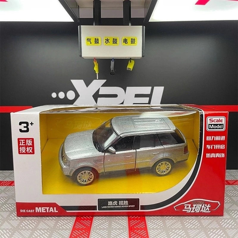 [TOY] 1:36 Land Rover 2005 Range Rover Silver Model Car Die-Cast