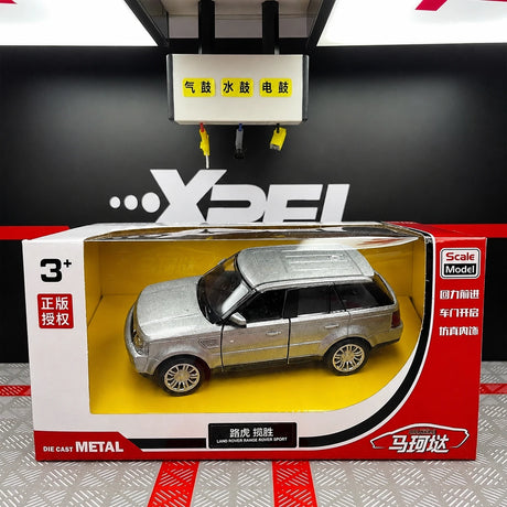[TOY] 1:36 Land Rover 2005 Range Rover argento modellino di auto Die-Cast