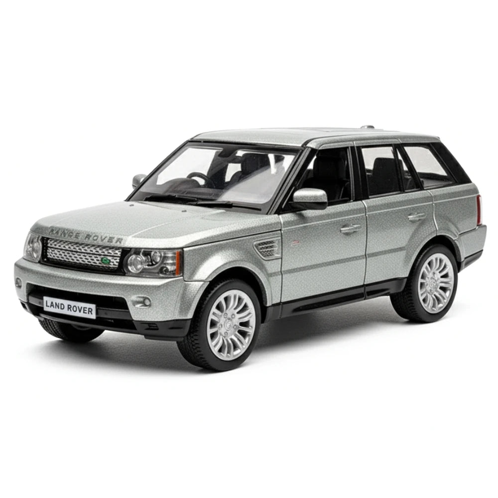 [TOY] 1:36 Land Rover 2005 Range Rover Silver Model Car Die-Cast