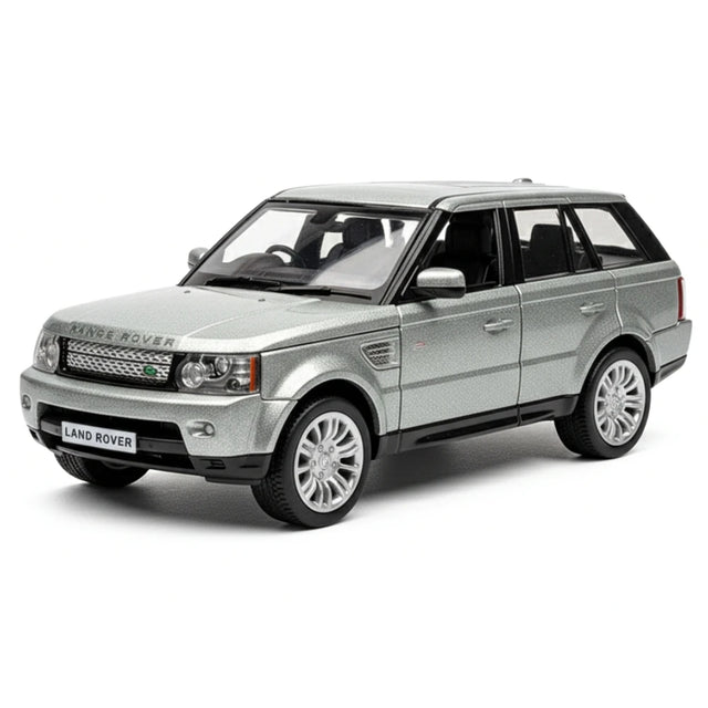 [TOY] 1:36 Land Rover 2005 Range Rover Silver Model Car Die-Cast