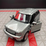 [TOY] 1:36 Land Rover 2005 Range Rover Silver Model Car Die-Cast