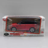 [TOY] 1:36 Land Rover 2012 Range Rover Sport Red Model Car Die-Cast