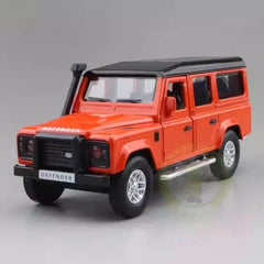 [TOY] 1:36 Land Rover 2015 Defender 110 Orange Model Car Die-Cast