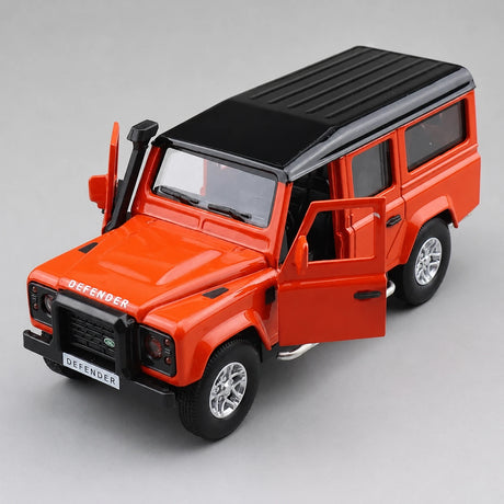 [TOY] 1:36 Land Rover 2015 Defender 110 arancione modellino di auto Die-Cast