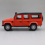 [TOY] 1:36 Land Rover 2015 Defender 110 oranje modelauto Die-Cast