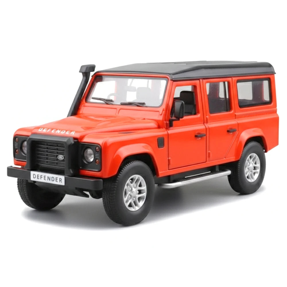 [TOY] 1:36 Land Rover 2015 Defender 110 oranje modelauto Die-Cast