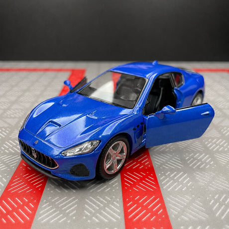 Maserati 2008 GranTurismo أزرق 1:36 – نموذج عرض معدني مصبوب