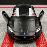 Maserati 2008 GranTurismo 무광 블랙 1:36 – 다이캐스트 디스플레이 모델 다이캐스트