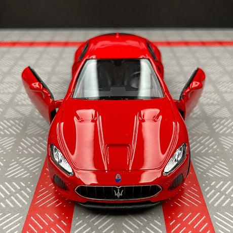 Maserati 2008 GranTurismo أحمر 1:36 – نموذج عرض معدني مصبوب
