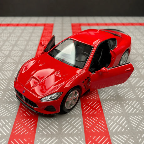 Maserati 2008 GranTurismo أحمر 1:36 – نموذج عرض معدني مصبوب
