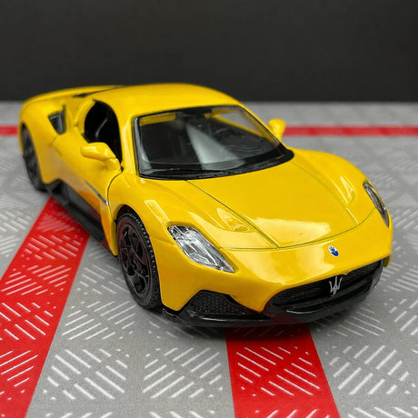 Maserati 2020 MC20 أصفر 1:36 – نموذج عرض معدني مصبوب