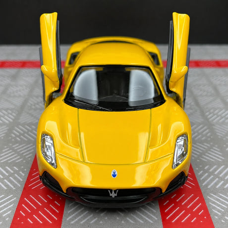 Maserati 2020 MC20 أصفر 1:36 – نموذج عرض معدني مصبوب