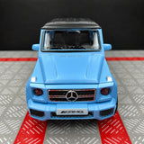 Mercedes-AMG 2015 G63 الأزرق غير اللامع 1:36 – نموذج عرض مصبوب، مصبوب.
