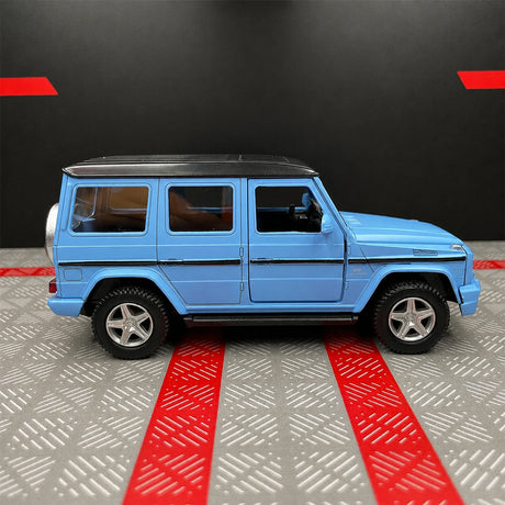 Mercedes-AMG 2015 G63 Bleu mat 1:36 – Modèle d’exposition en métal moulé sous pression