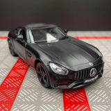 [TOY] 1:36 Mercedes-AMG 2020 GTS svart modellbil Die-Cast