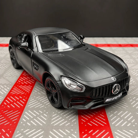 Mercedes-AMG 2020 GTS 1:36 negra – modelo de exhibición de fundición a presión