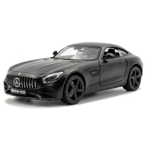 [TOY] 1:36 Mercedes-AMG 2020 GTS svart modellbil Die-Cast
