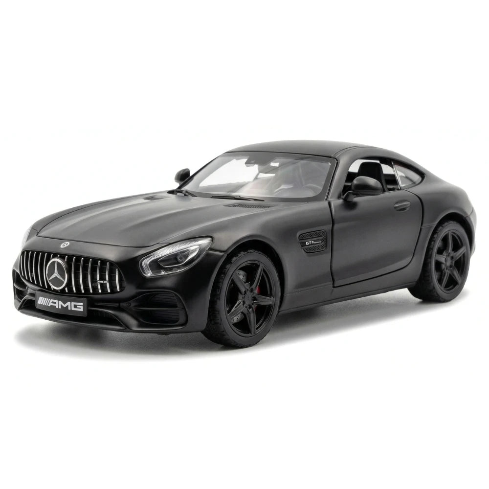 [TOY] 1:36 Mercedes-AMG 2020 GTS Black Model Car Die-Cast