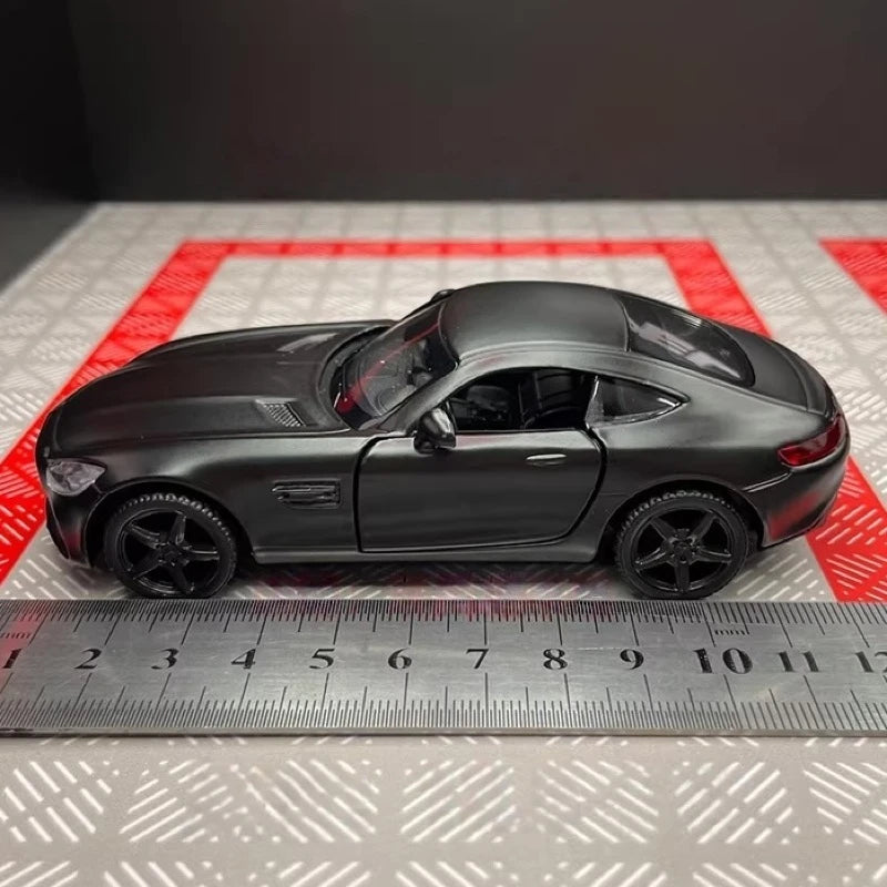 [TOY] 1:36 Mercedes-AMG 2020 GTS Black Model Car Die-Cast