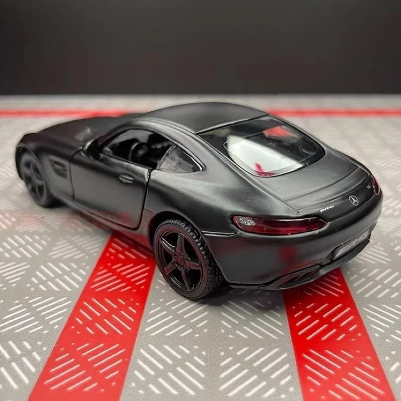 [TOY] 1:36 Mercedes-AMG 2020 GTS Black Model Car Die-Cast