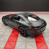 [TOY] 1:36 Mercedes-AMG 2020 GTS svart modellbil Die-Cast