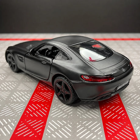 Mercedes-AMG 2020 GTS 1:36 negra – modelo de exhibición de fundición a presión