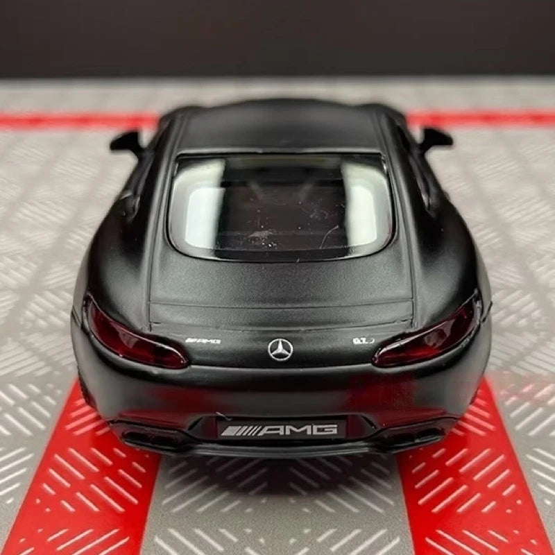[TOY] 1:36 Mercedes-AMG 2020 GTS Black Model Car Die-Cast