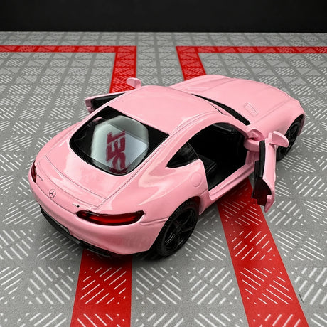 [TOY] 1:36 Mercedes-AMG 2020 GTS Pink Model Car Die-Cast
