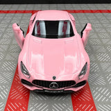 Mercedes-AMG 2020 GTS وردي 1:36 – نموذج عرض معدني مصبوب