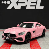 Mercedes-AMG 2020 GTS وردي 1:36 – نموذج عرض معدني مصبوب