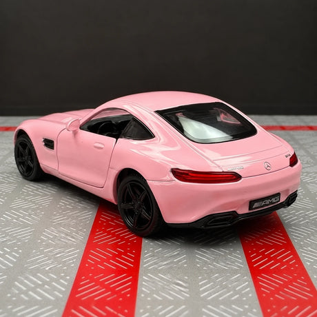 [TOY] 1:36 Mercedes-AMG 2020 GTS Pink Model Car Die-Cast