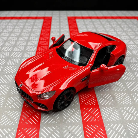 [TOY] 1:36 Mercedes-AMG 2020 GTS Red Model Car Die-Cast