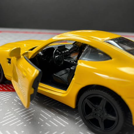 [TOY] 1:36 Mercedes-AMG 2020 GTS Yellow Model Car Die-Cast