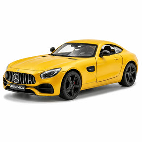 Mercedes-AMG 2020 GTS أصفر 1:36 – نموذج عرض معدني مصبوب