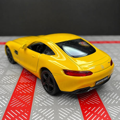 [TOY] 1:36 Mercedes-AMG 2020 GTS Yellow Model Car Die-Cast