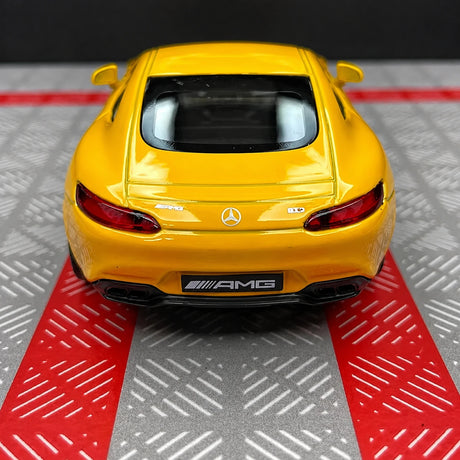 [TOY] 1:36 Mercedes-AMG 2020 GTS Yellow Model Car Die-Cast